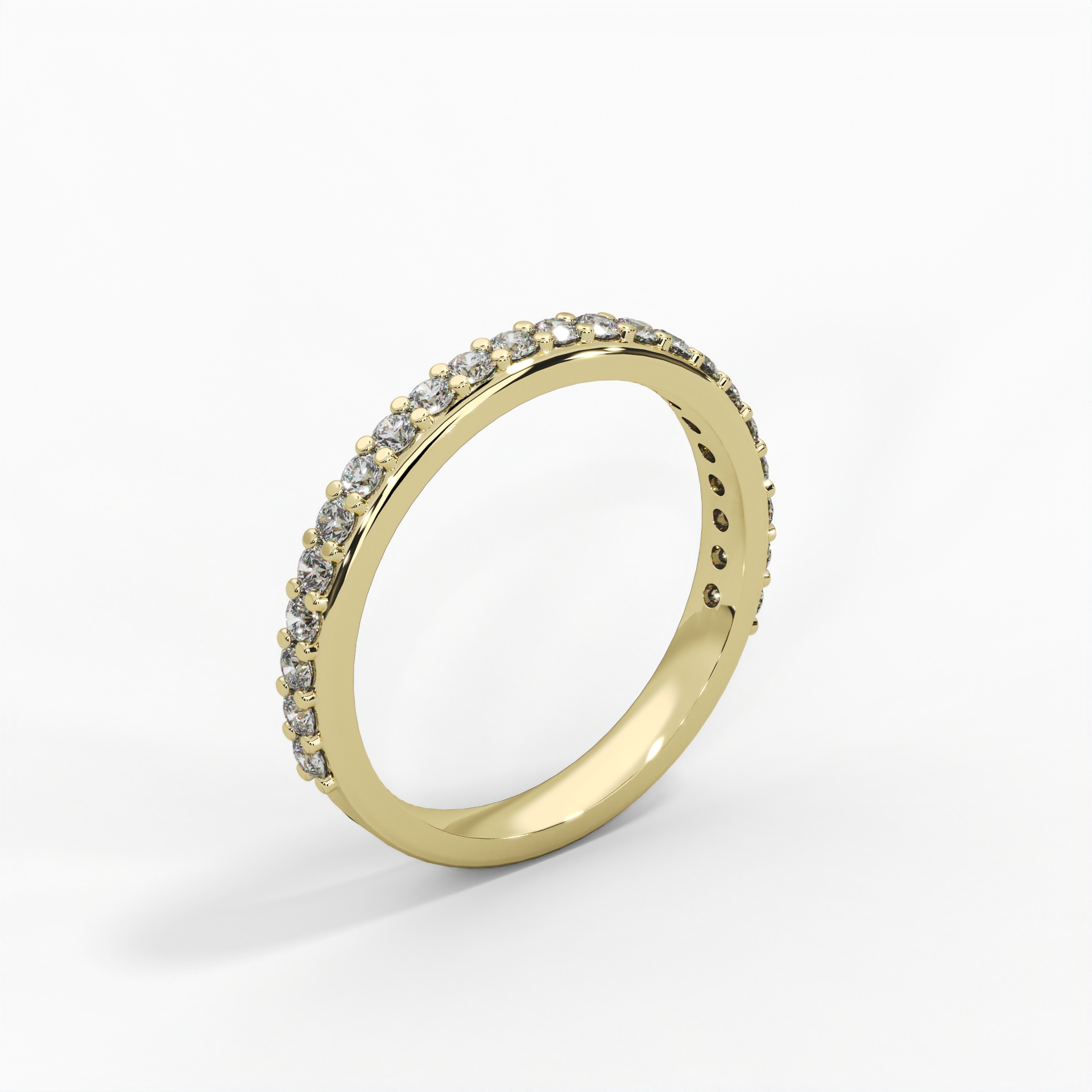 Round Pavé Eternity Ring