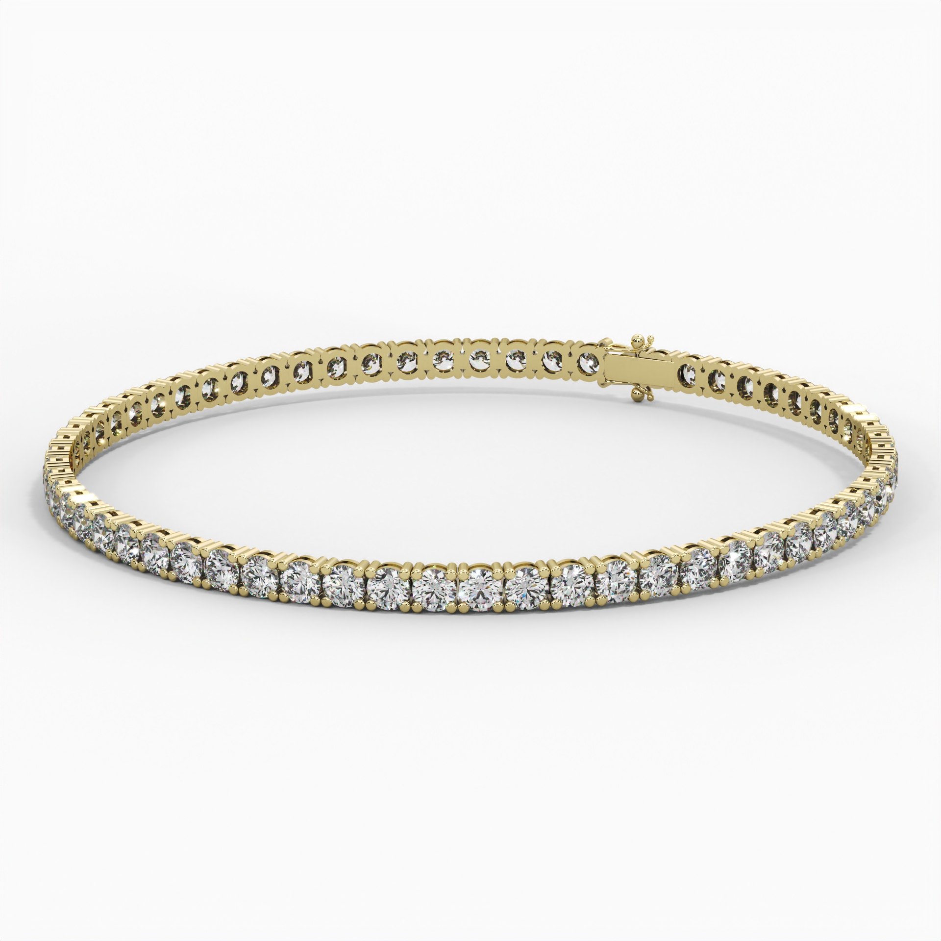 Lab Diamond 3mm Tennis Bracelet