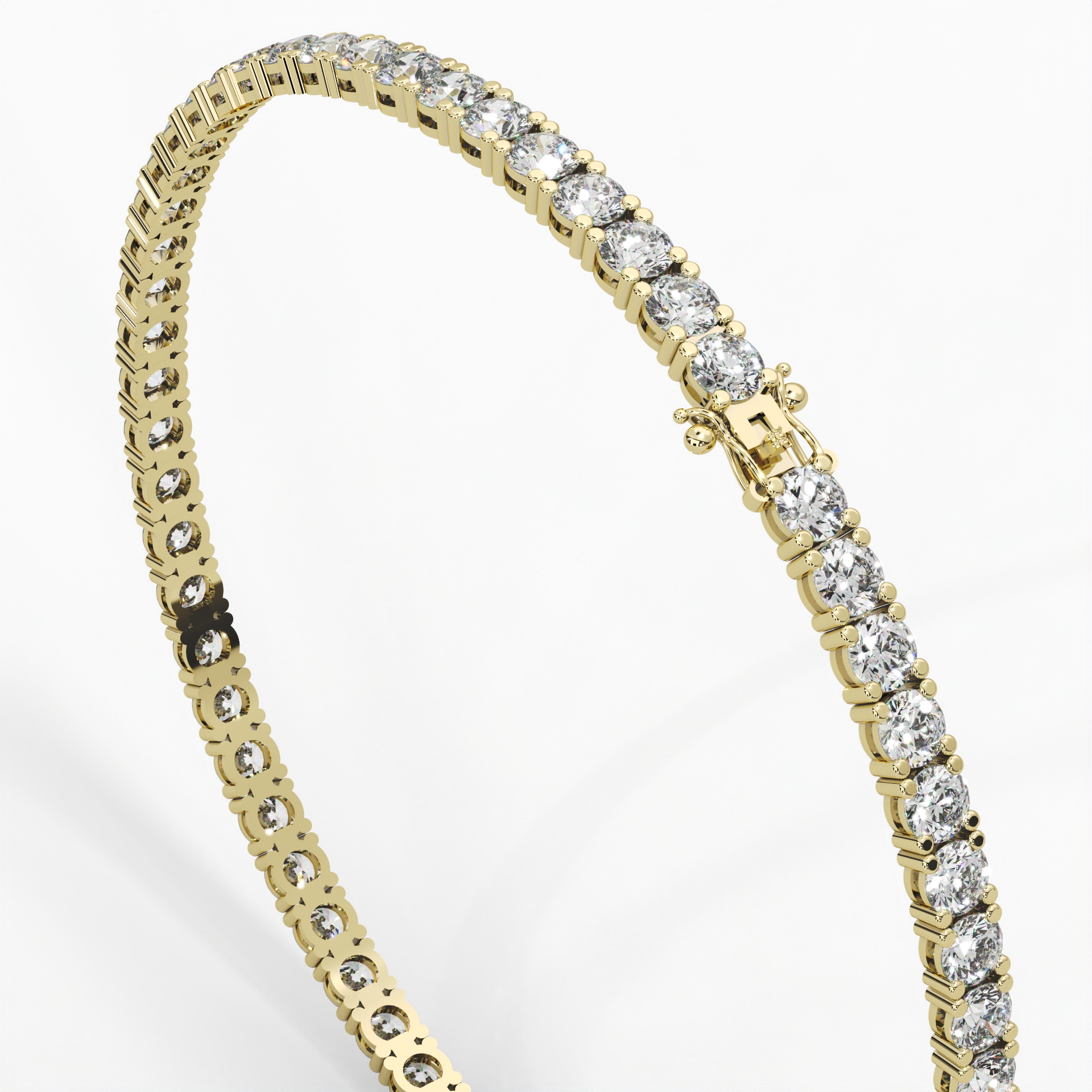 Lab Diamond 3mm Tennis Bracelet thumbnail 6