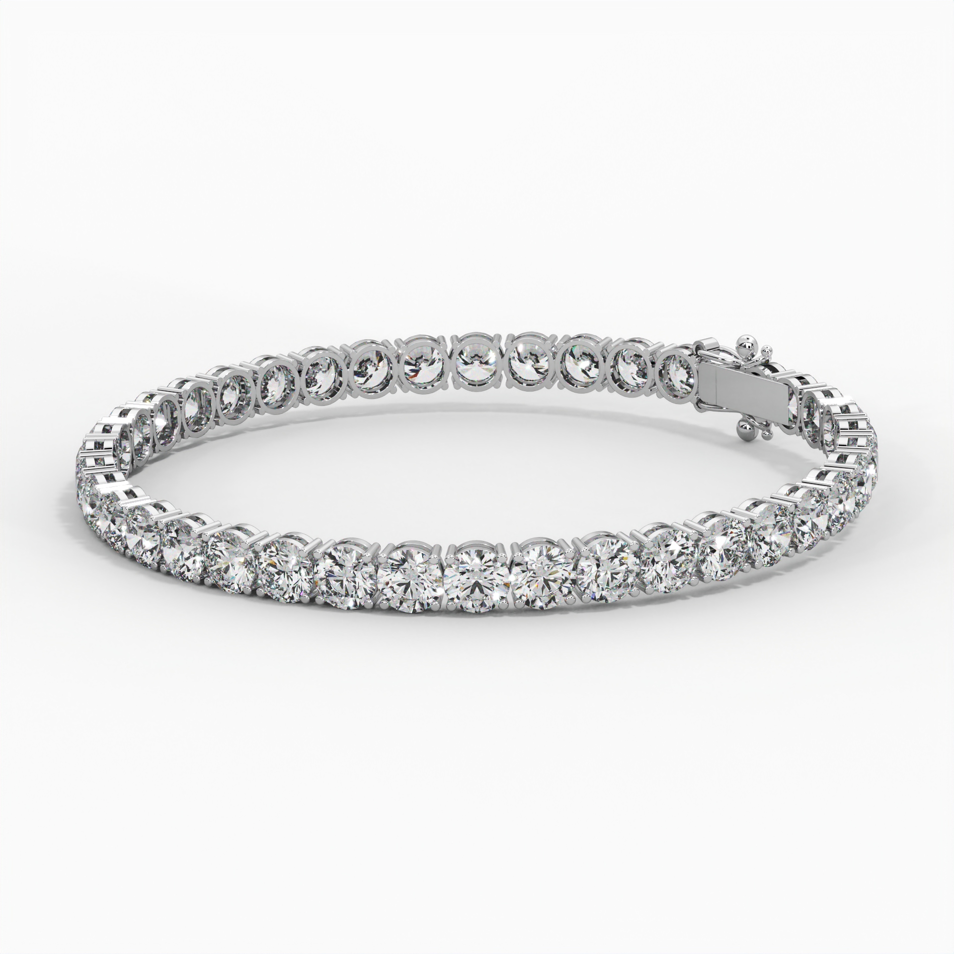 Lab Diamond 5mm Tennis Bracelet thumbnail 3