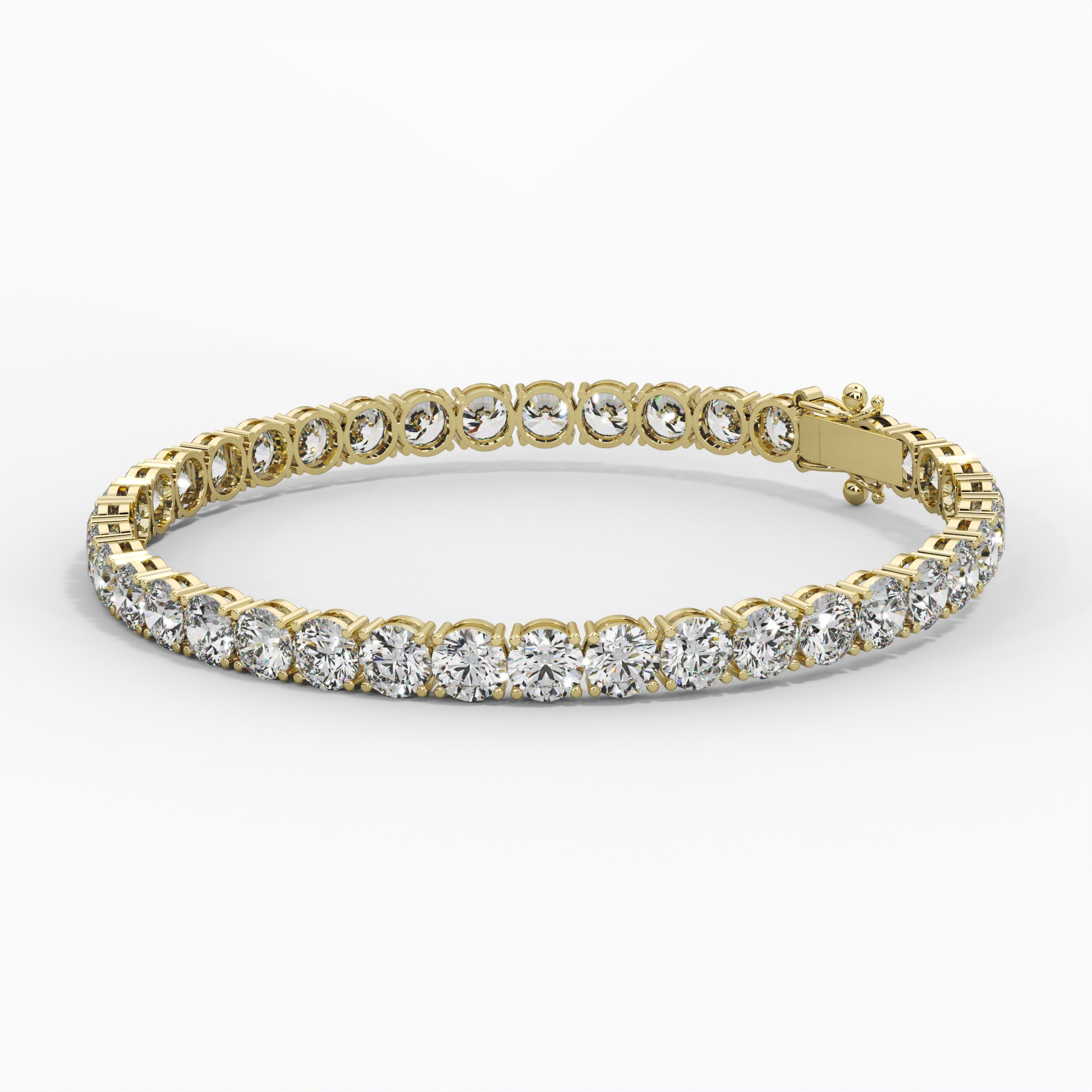 Lab Diamond 5mm Tennis Bracelet thumbnail 4