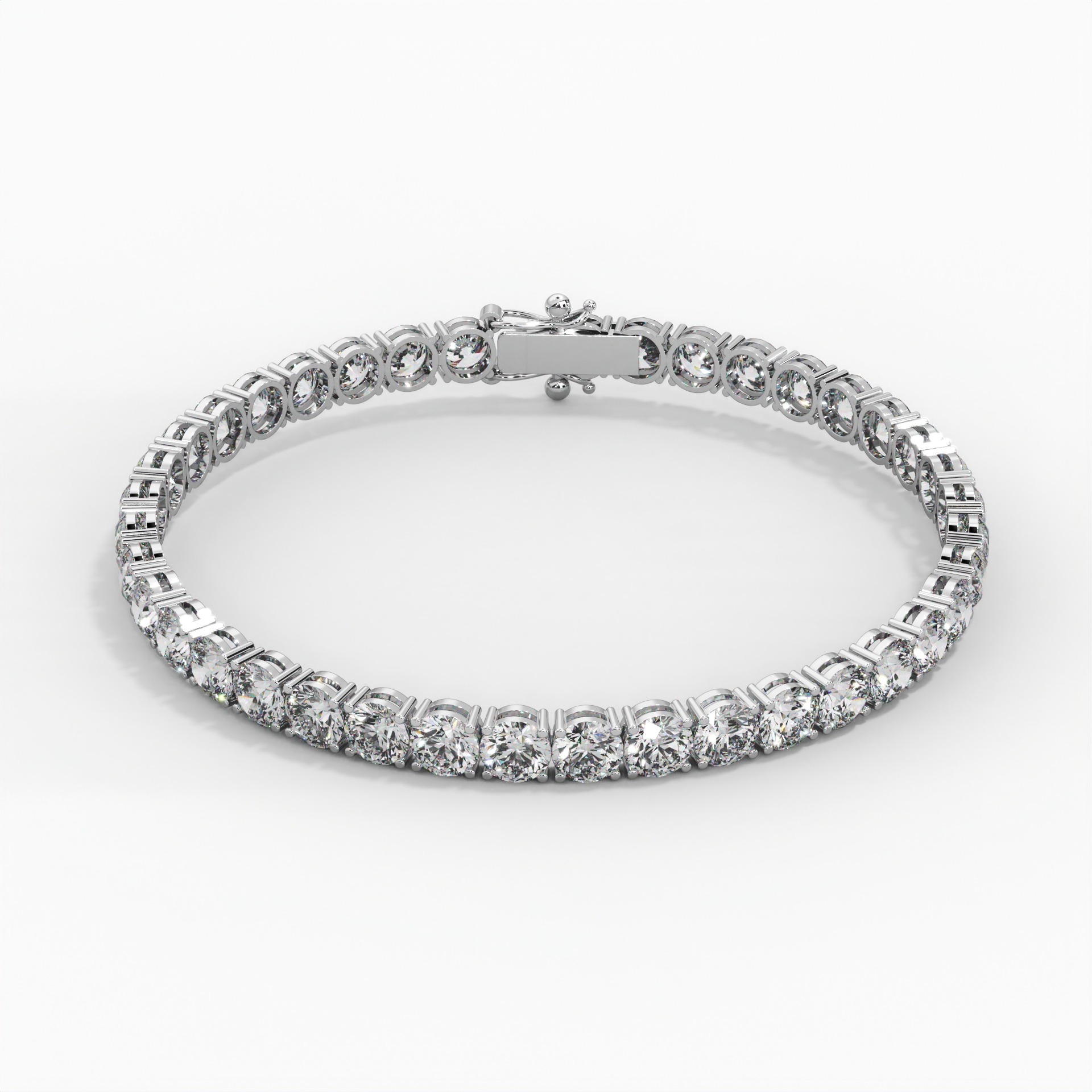 Lab Diamond 5mm Tennis Bracelet thumbnail 2