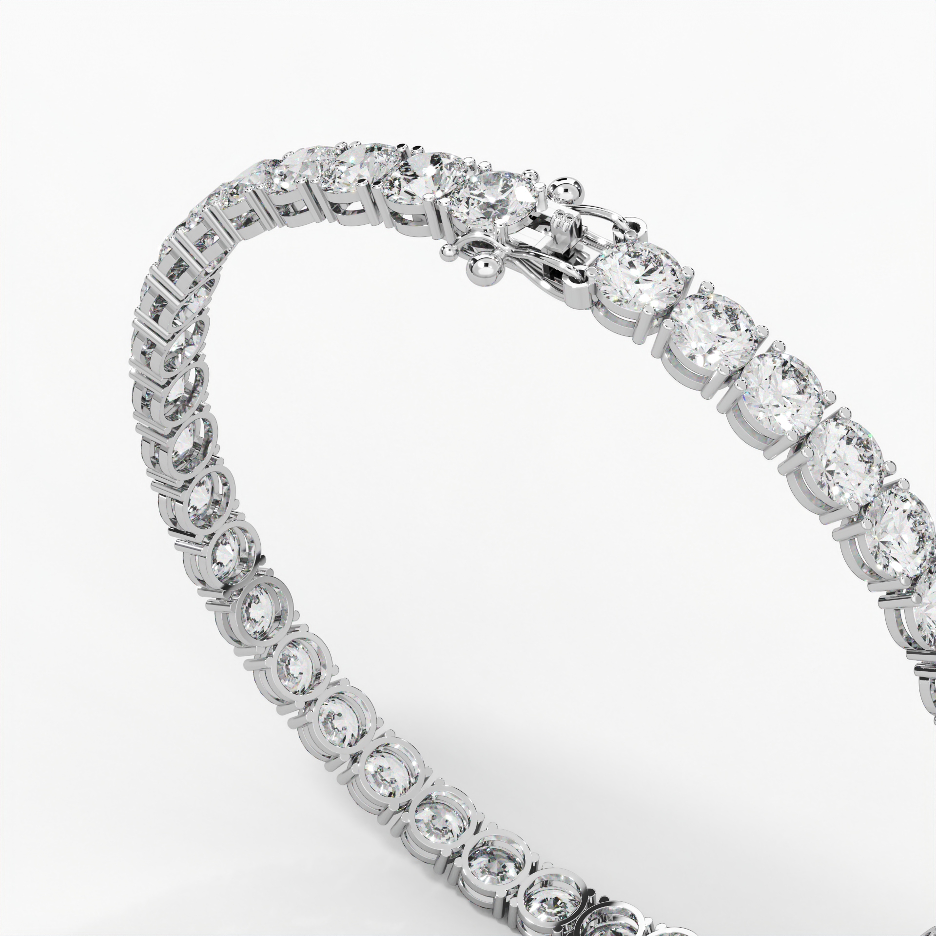 Lab Diamond 5mm Tennis Bracelet thumbnail 5